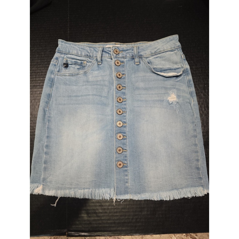 KanCan Skirt Womens Size M Blue Denim